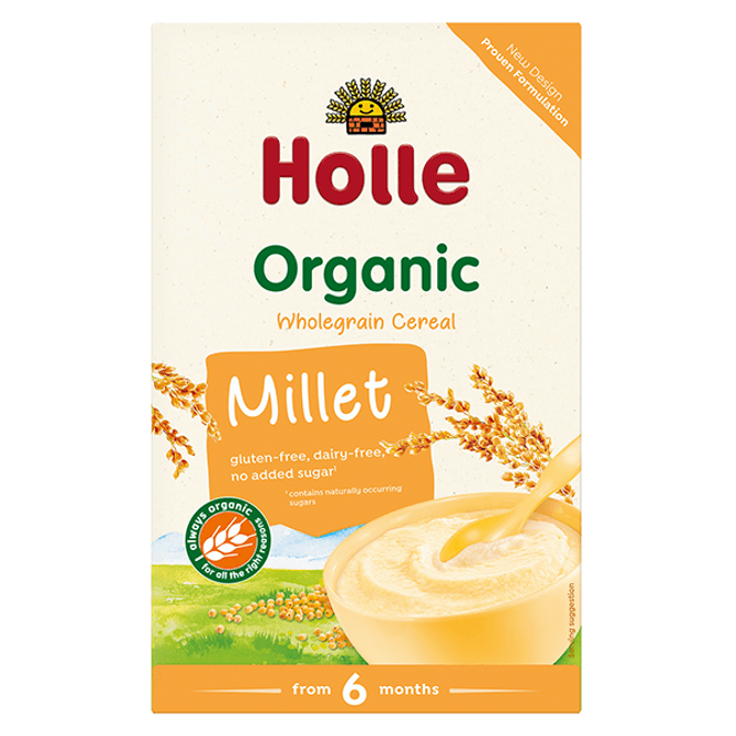 Hovedbilde Hirsegrøt økologisk glutenfri +6 mnd 250 g Holle