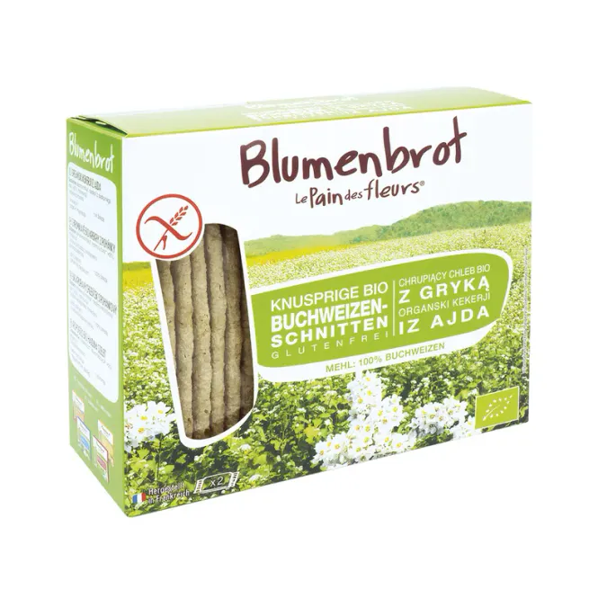 Hovedbilde Knekkebrød bokhvete økologisk glutenfritt 125 g Le Pain des Fleu