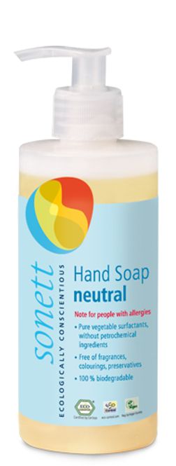 Hovedbilde Flytende såpe sensitiv miljøvennlig Sonett 300 ml 