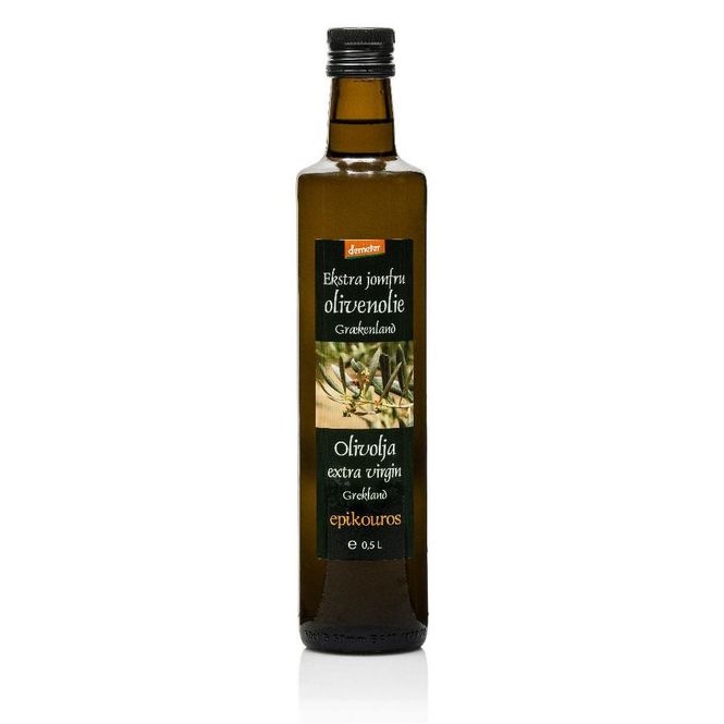 Hovedbilde Olivenolje økologisk Demeter ekstra virgin 500 ml Epikouros