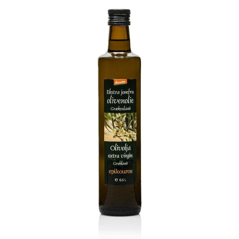 Olivenolje økologisk Demeter ekstra virgin 500 ml Epikouros